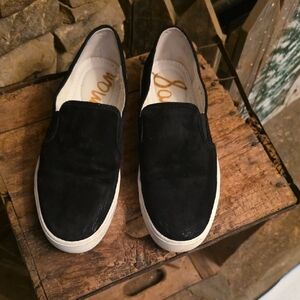 Sam Edelman Black Suede Men's Loafers